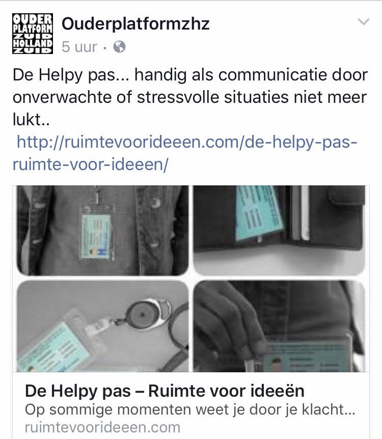 Zorgideeen's tweet photo. De #HelpyPas Handig hulpmiddel bij stressvolle situaties #Autisme #PTSS #NAH https://t.co/6mEOyErio8 https://t.co/AdfeNOjPlC