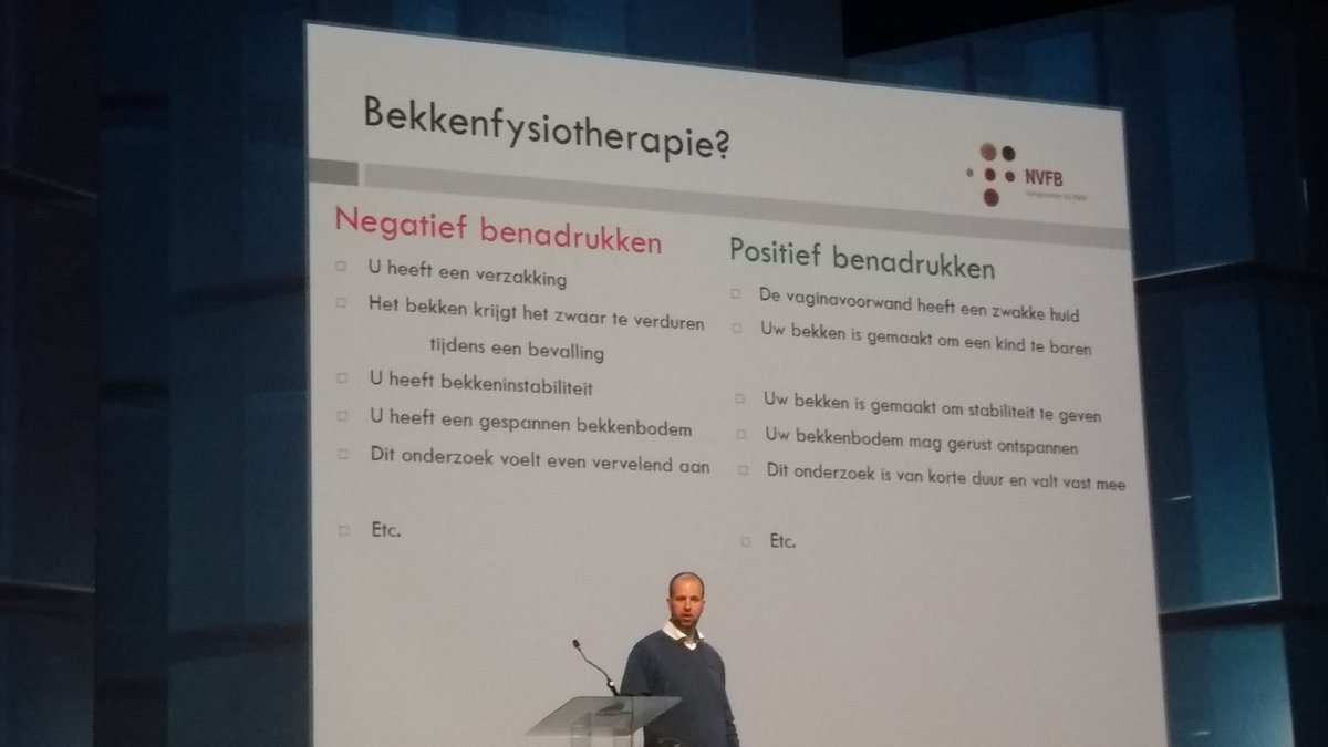 YVLOZwangerFit's tweet photo. Belangrijke boodschap van @BarnhoornEelko voor de hele gezondheidszorg en de #fysiotherapie in het bijzonder over #placebo en #nocebo #NVFB https://t.co/6WnELlS9HQ