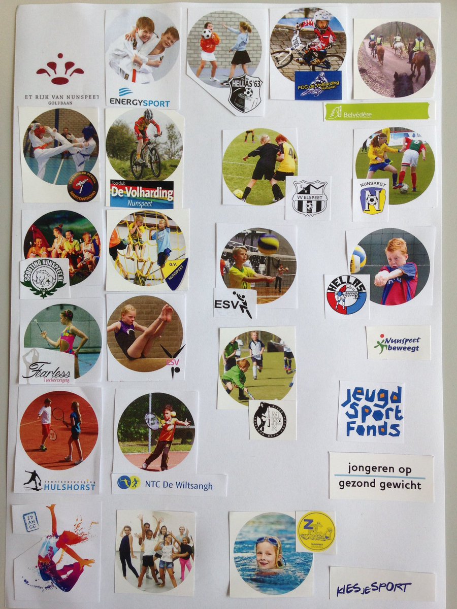 Vanaf maandag 3-4 starten de lessen van Kies-je-sport bij 21 sportverenigingen in Nunspeet. Inschrijven maar! nunspeetbeweegt.nl
