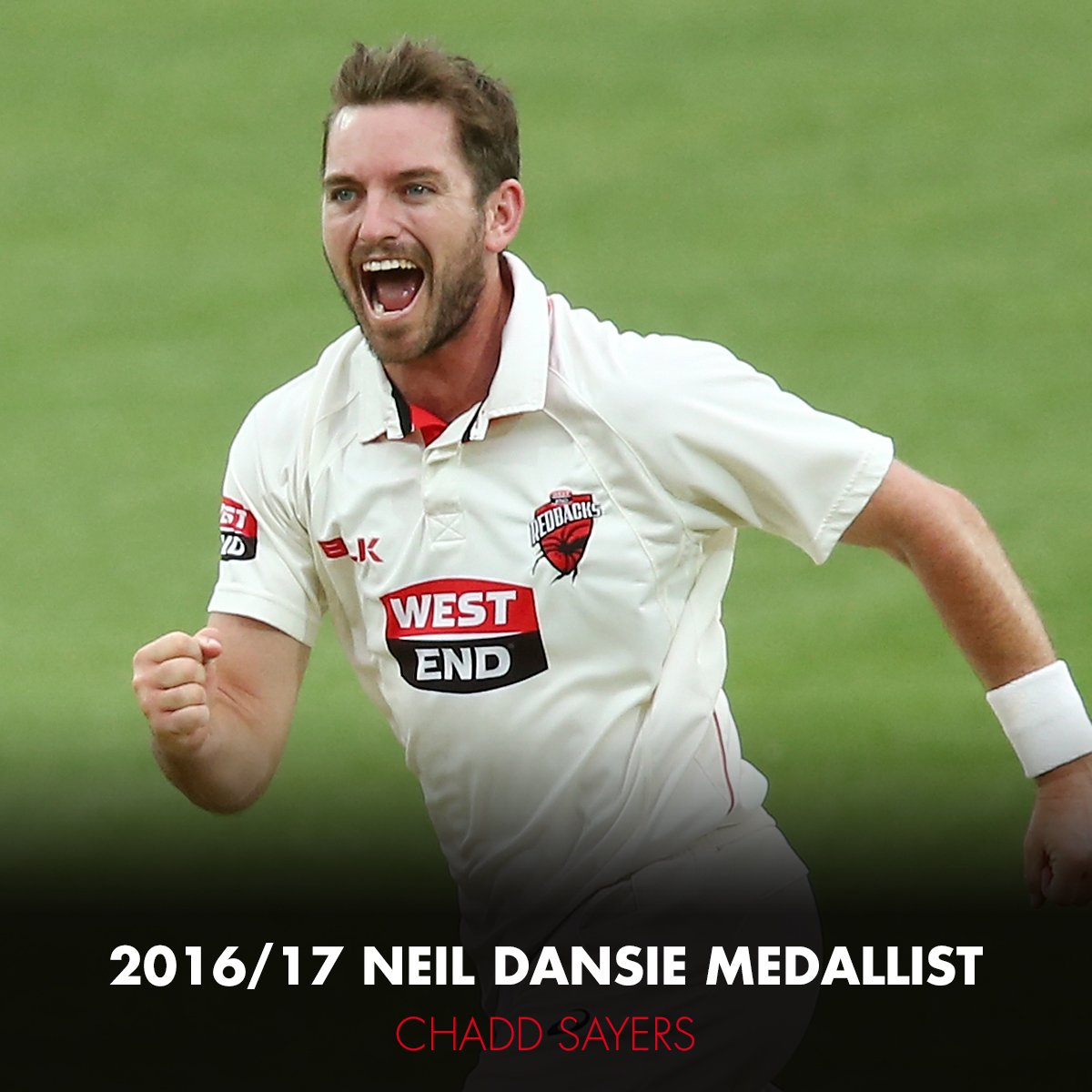 Who else? The 2016/17 Neil Dansie Medallist is Chadd Sayers! 

#DansieMedal