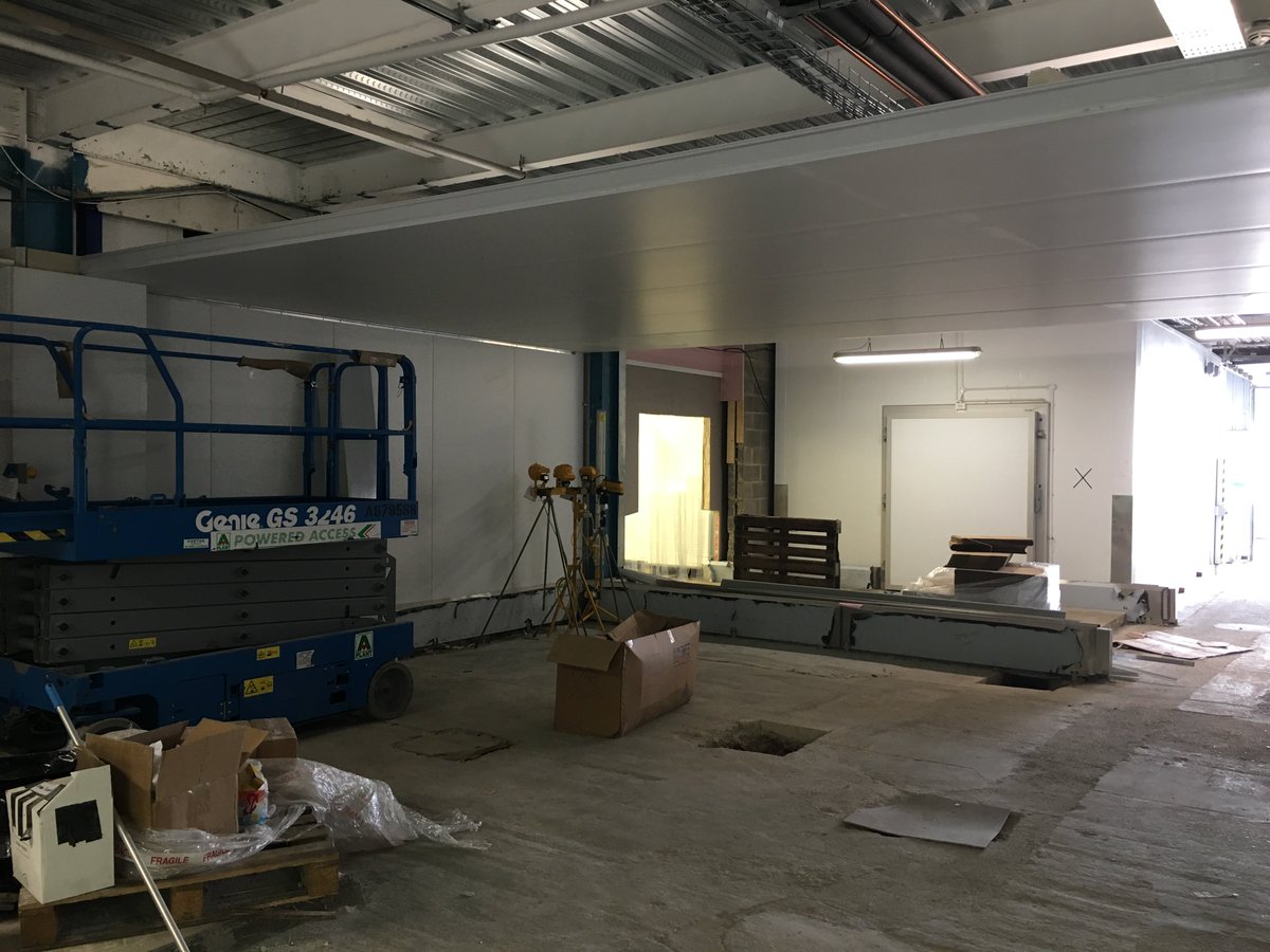 Panellinkltd's tweet photo. Latest photos from our new project at a fish factory! #fish #coldstores https://t.co/tdWkOlNXFt
