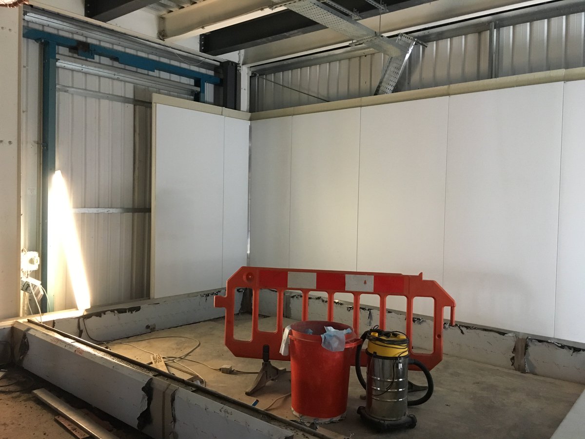 Panellinkltd's tweet photo. Latest photos from our new project at a fish factory! #fish #coldstores https://t.co/tdWkOlNXFt