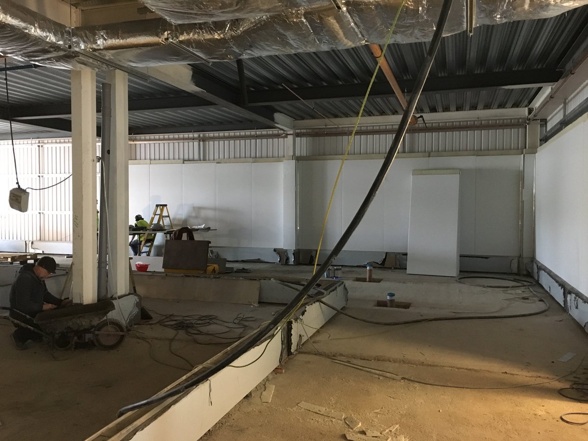 Panellinkltd's tweet photo. Latest photos from our new project at a fish factory! #fish #coldstores https://t.co/tdWkOlNXFt