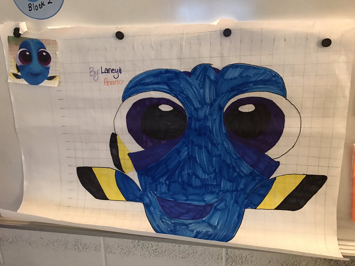 Some of my kiddos showing off their scale drawings. <a href="/henleyhornets/">Henley Middle School</a>