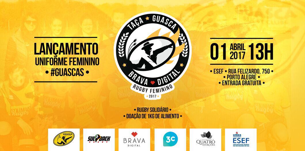 GuascaRugby's tweet photo. É amanhã! Lançamento dos uniformes do feminino e grande torneio com diversos clubes do estado https://t.co/WKPUijjIeV