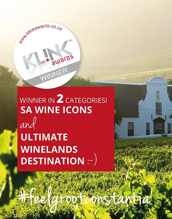 A big thanx to followers: we've won TWO awards in the annual @WineTourismSA <a href="/KlinkAwards/">Klink Awards</a> for: #SAWineIcons + #UltimateWinelandsDestination