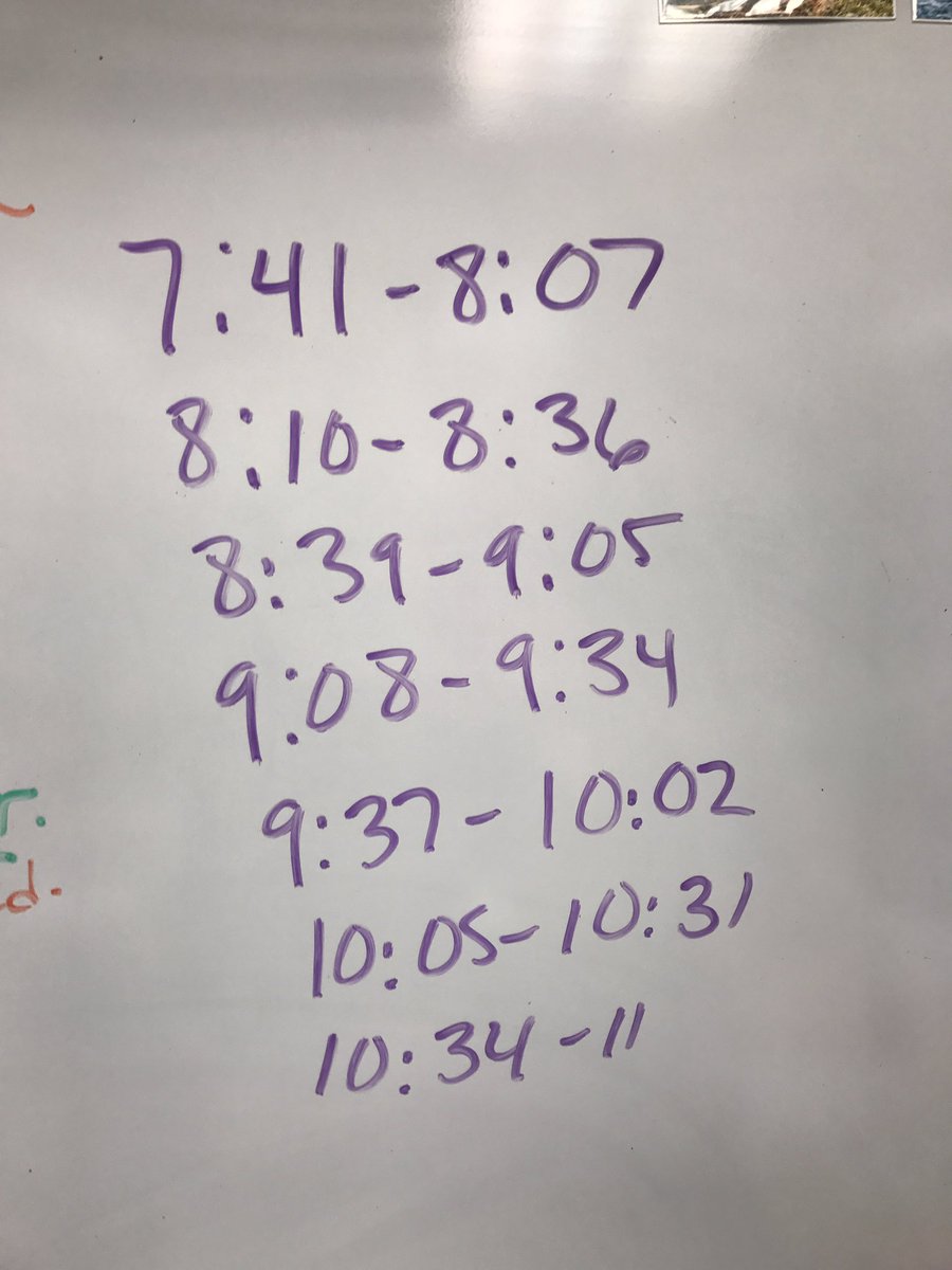 hrhsclassof2017's tweet photo. Today's schedule with all 7 classes: https://t.co/AxfY6nNhIi
