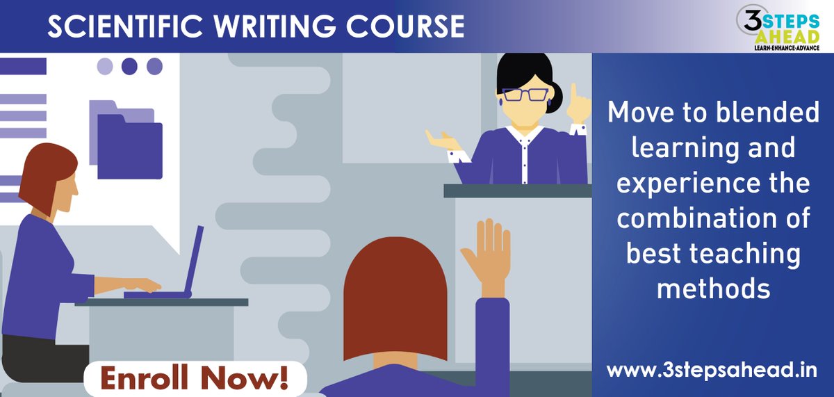 This intensive course on scientific writing will equip all students with core skills in scientific writing.
3stepsahead.in