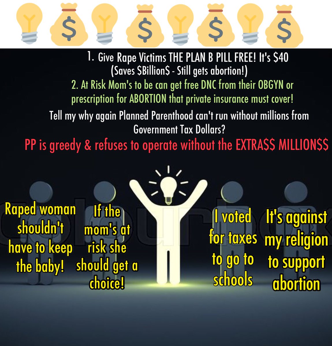 AnonNOfilter's tweet photo. @POTUS 👇👇👇PERFECT FIX 👍👍WIN WIN! #ProLife #proChoice #DefundPP #NotoPP https://t.co/toz6nXgyLe