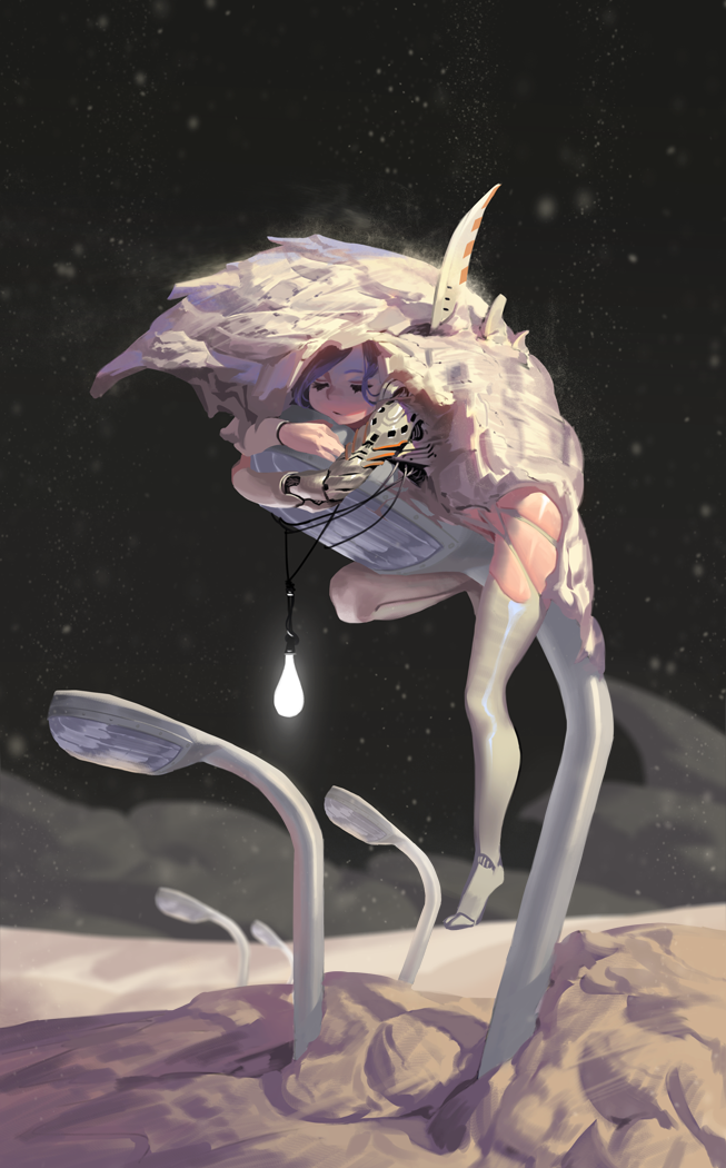 「街灯 」|IASANのイラスト