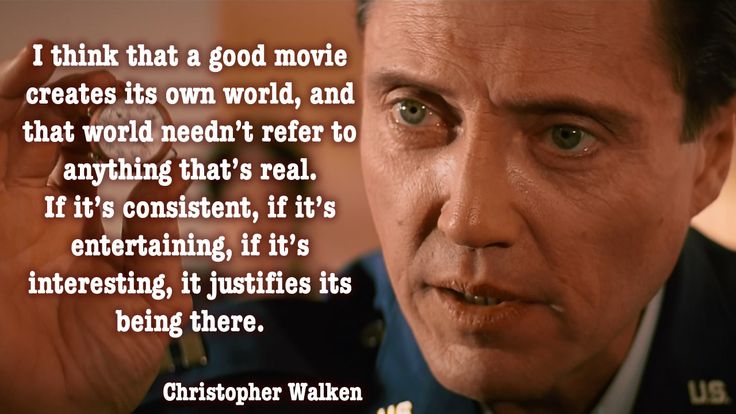 Happy birthday to Christopher Walken!  