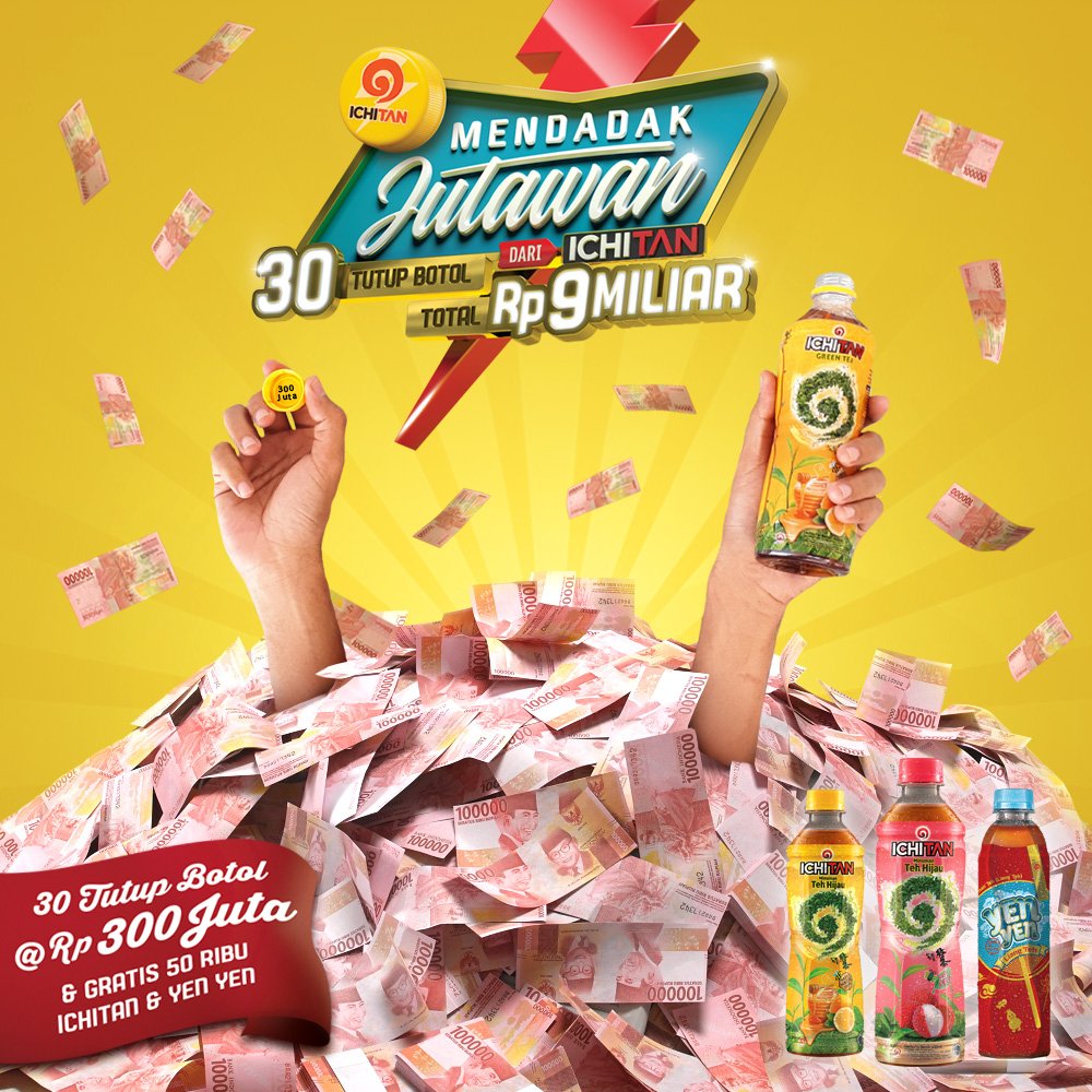 Hello, April! Sudah tanggal 1 nih, kamu udah mulai bisa nukerin tutup botol Ichitan dan Yen Yen lho!