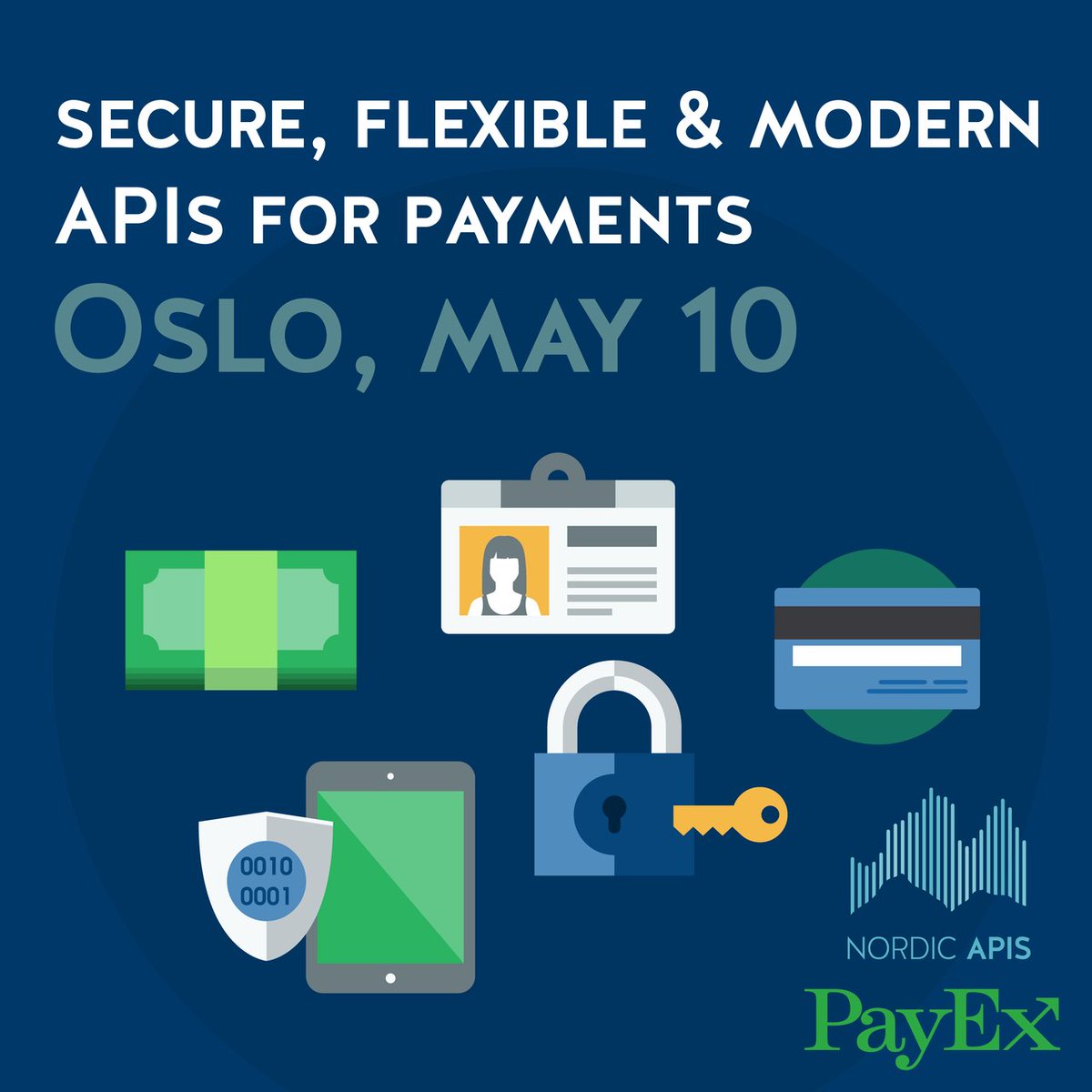 nordicapis's tweet image. Nordic APIs &amp;amp; @PayEx have teamed up to create a free APIs for Payments event in Oslo, May 10! Read more &amp;amp; register-&amp;gt; goo.gl/p7UfeO
