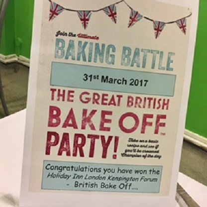 HIKensington's tweet photo. Baking for Charity today @MakeAWishUK #greatforumbakeoff #baking #bakingbattle #thechocolatespongewon #behindthescenes #ourteam https://t.co/b7wDHAmtNV