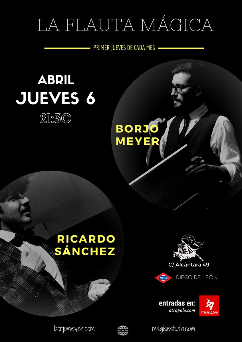 ¿Quieres vivir una experiencia? El próximo #Jueves6 en <a href="/FlautaMagicaBar/">Café Flauta Mágica</a> ¡Más de 3 años en cartelera! Entradas en mtr.cool/lfwaxan