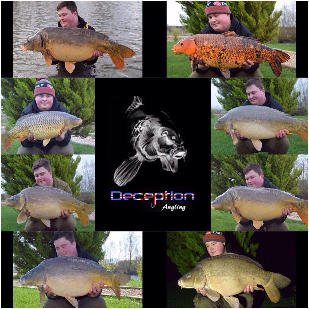 deceptionangli's tweet photo. Team member Luke Carbutt had a busy week in France recently! #homeofthehandcheckedhooks #deceptionangling #carp https://t.co/TBY8WgYism