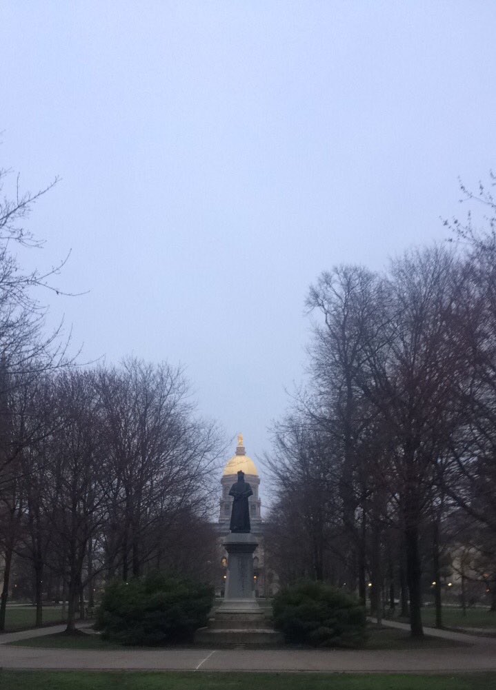 What a beautiful morning on campus!! #1day #13.1