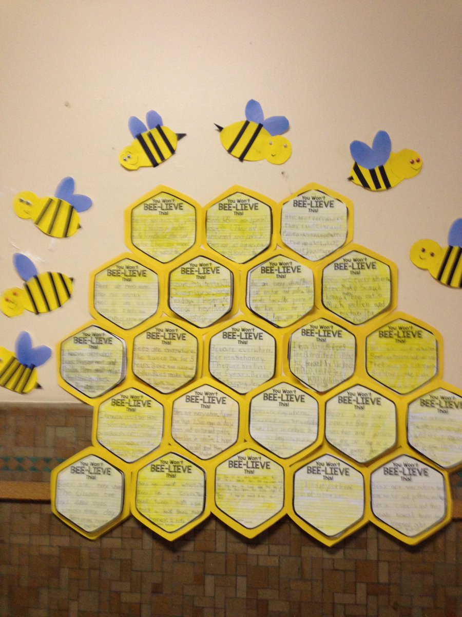 ehesketh301's tweet photo. I can't bee-lieve how great my first grade authors are writing!🐝@AnnaRudowsky @WeehawkenTSD @DWS_PTA #beeresearch #informativewriting https://t.co/T4v4XQ7OEV