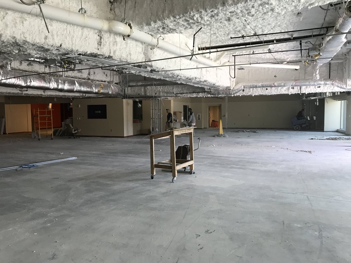 ClementsElec's tweet image. Update on the @ClemsonTigers West Endzone Renovation. Completely gutted and time to rough in this future space.