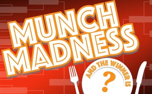 MiamiHeraldFood's tweet photo. Munch Madness bracket Day 14: Final Four play today!
https://t.co/lSgTmvQPO6 https://t.co/8d2OBBKNQN