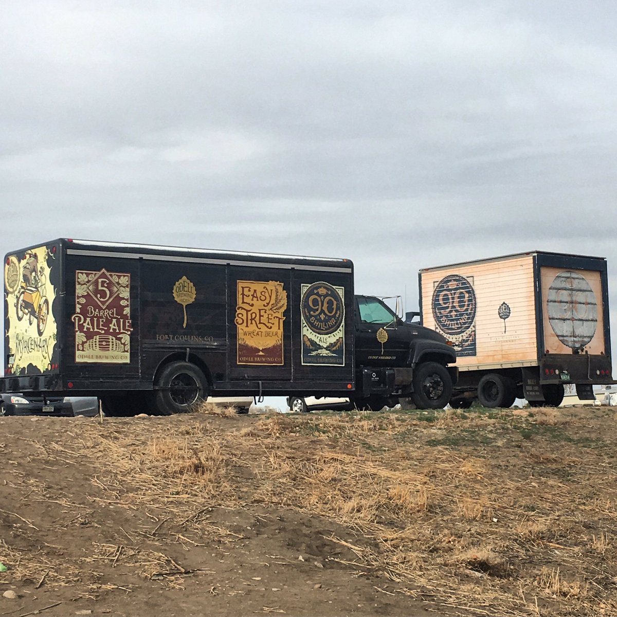 BeerTrucks's tweet photo. @OdellBrewing #beertruck fleet at their brewery in #fortcollins #colorado. #CraftBeer https://t.co/kXic5l9xCA
