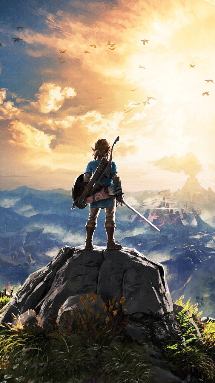 Twitter 上的 𝕂𝕊𝕋 カスト 任天堂公式lineからブレスオブザワイルドの壁紙が送られてきたのでさっそくホーム画面に設定してみた T Co Sislgmfp1y Twitter