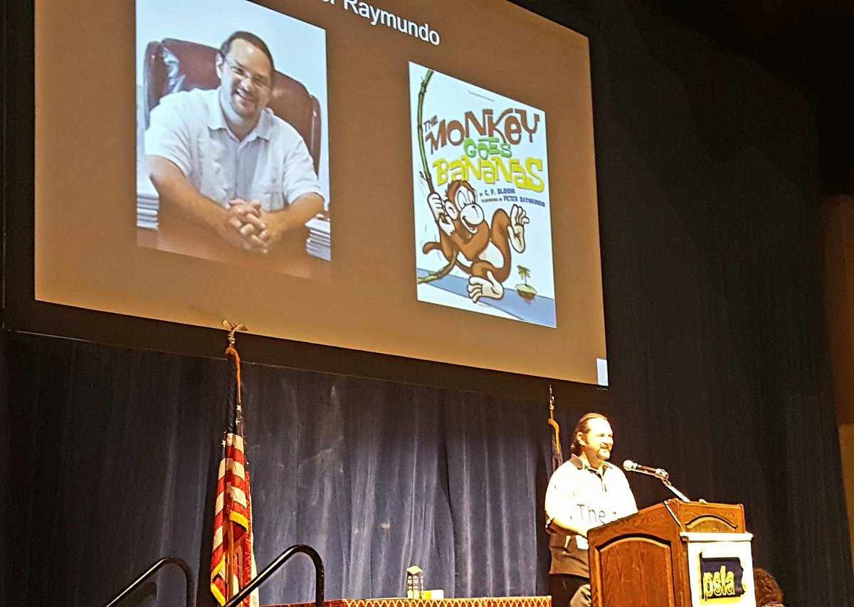 PSLA_News's tweet photo. Congratulations to Peter Raymundo, #PYRCA Author! #psla2017 https://t.co/4sLX2fzQRA