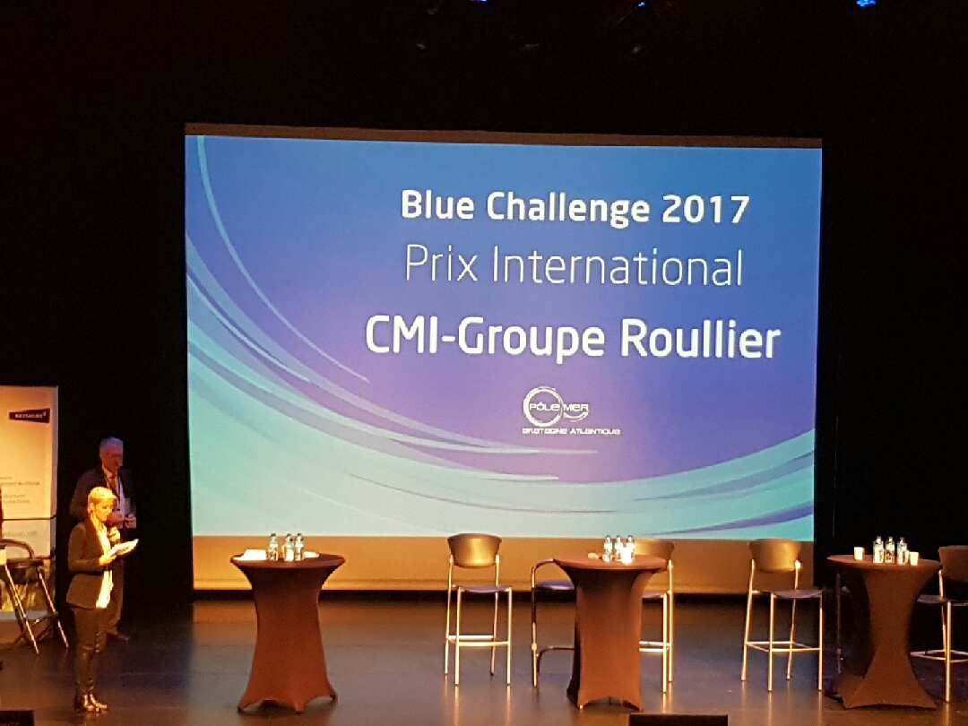 GAC_Group's tweet photo. GAC, partenaire du @PoleMerBA, félicite les 4 lauréats du Blue Challenge pour leur dynamique d'innovation maritime ! #PMBA17 #economiebleue https://t.co/ZkK5ijoVIJ