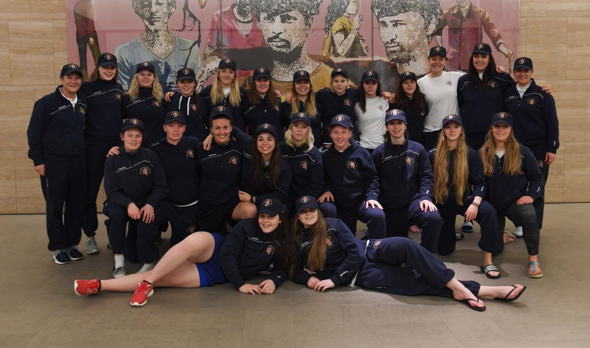 GB WOMEN: Great Britain Women were presented with their caps in a special ceremony at the team hotel this evening bit.ly/2oGgdLC