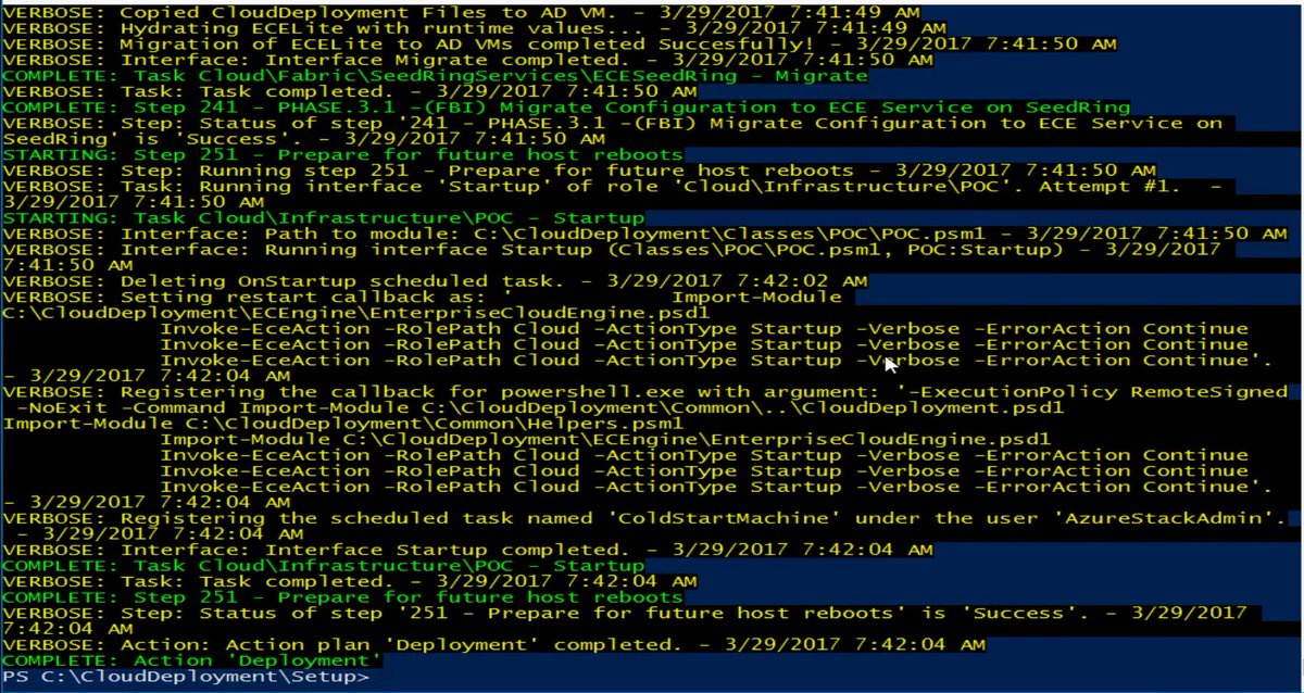azurestackit's tweet image. Deployment completed!