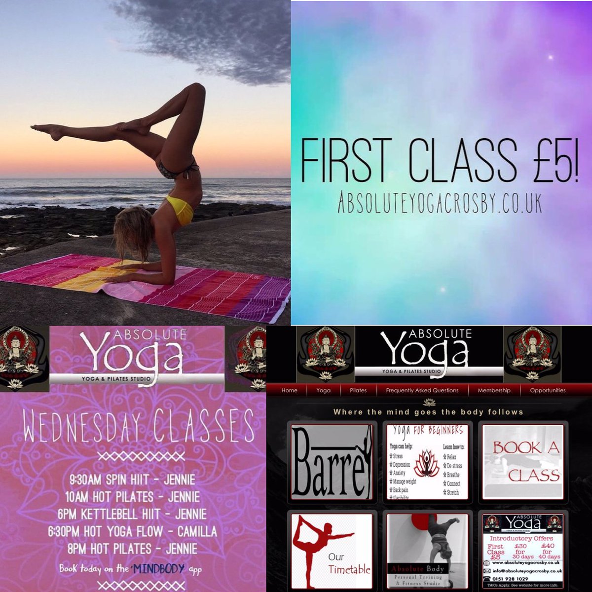 Outsidein_fest's tweet photo. Check out @absolute__yoga and their amazing classes over on their site or at https://t.co/PwYi3bMmBN 
#Yoga #Pilates #Liverpool #Health https://t.co/giQROLzdIc