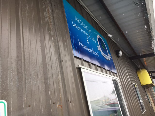 AKTEACH_Program's tweet photo. #akteach Our new signs at our new location went up this week! https://t.co/Bl0KNnXui3