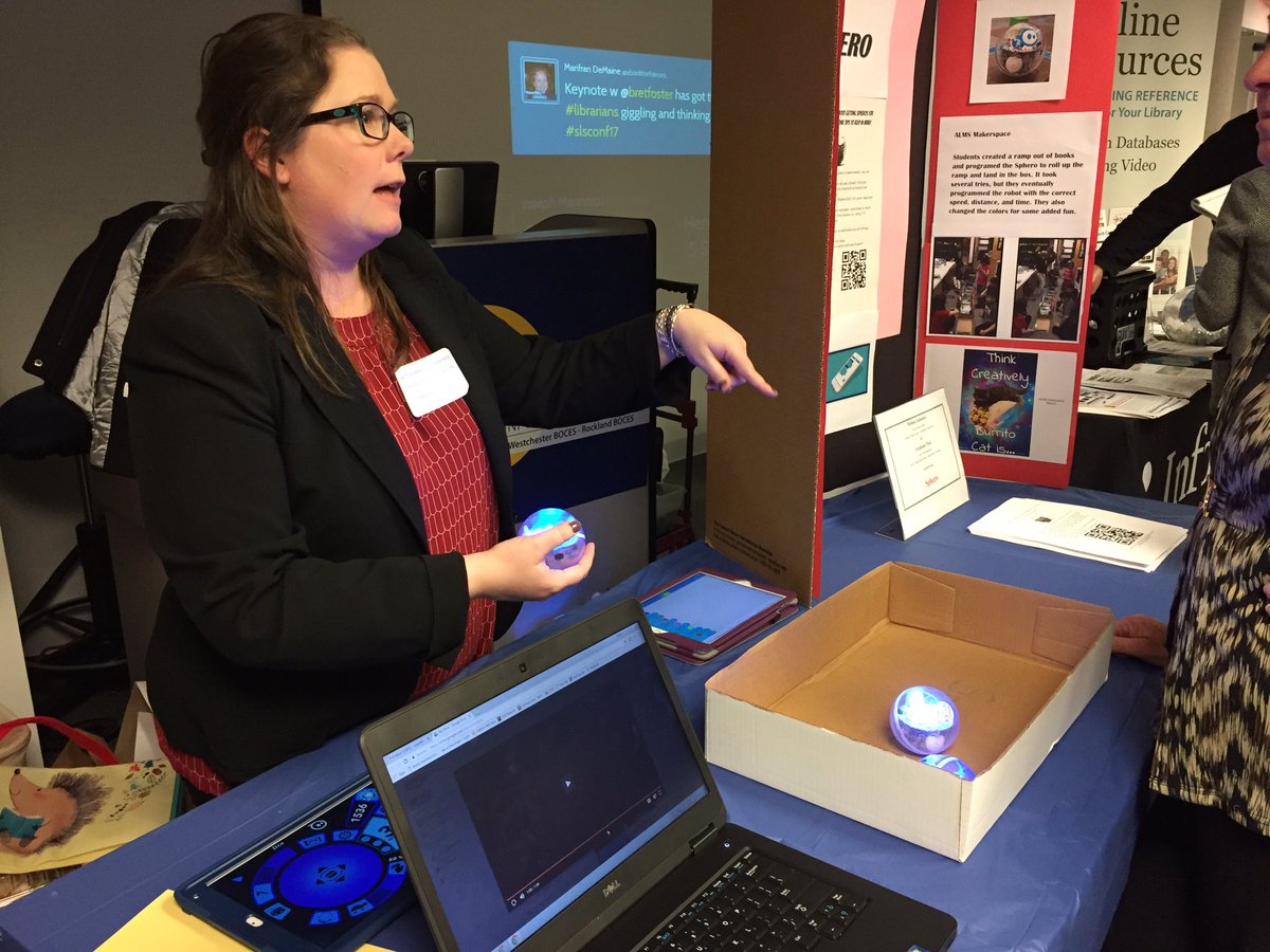 tpheth's tweet photo. Ss love coding w/Sphero! Thx @MelissaIamonico for the scoop! #slsconf17 https://t.co/BpsilYsaC2