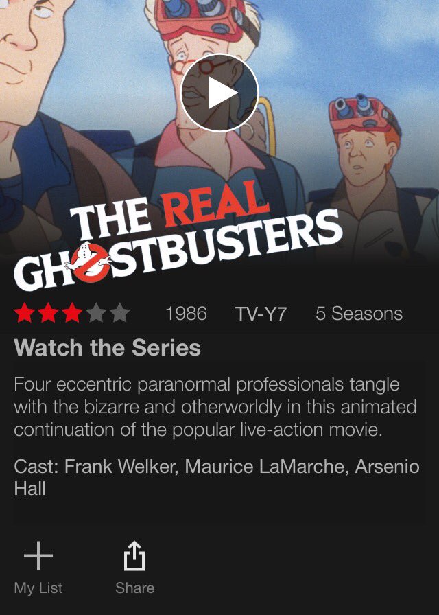 GBNewsdotcom's tweet image. The Real Ghostbusters have finally arrived on Netflix!

Stream 5 seasons of the classic animated series today!

#ghostbusters #netflix