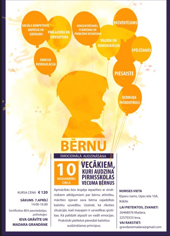 Aicina uz kursiem "Bērna emocionālā audzināšana" daugavasbalss.lv/novadu-zinas/i…