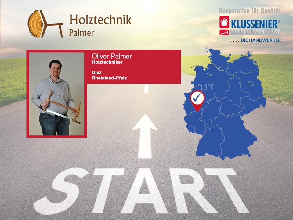 Wir freuen uns Schreiner und Holztechniker Oliver Palmer mit Sitz in #Diez als Partner von Klussenier zu begrüßen! klussenier-schreinereipalmer.de