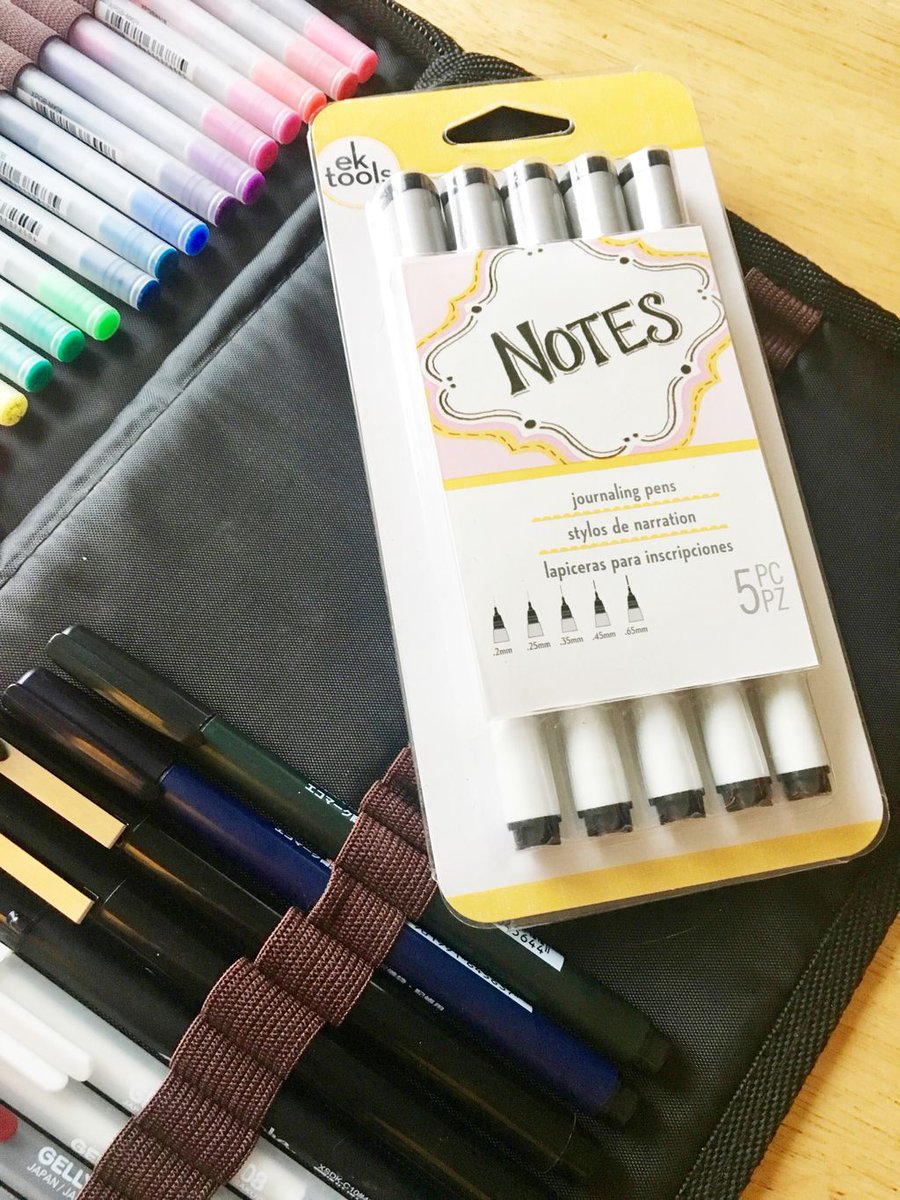 sunburntaloe's tweet photo. Loving my new pens from ek tools. #bulletjournal #bujo #pens #stationary #ektools #bujotools #bujoaddicts #bujojunckies https://t.co/CmnlfNxYvK