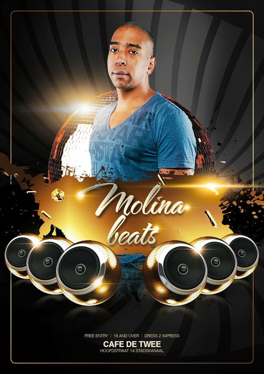 Tonight #molinabeats @ Café de Twee 🕺🏻💃🏼