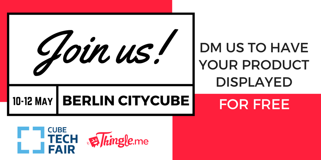 #OPPORTUNITY
-40 days to #CubeTechFair 2017! Aren't you in? :(
If you're a hardware #startup, DM &amp; come with us! :)