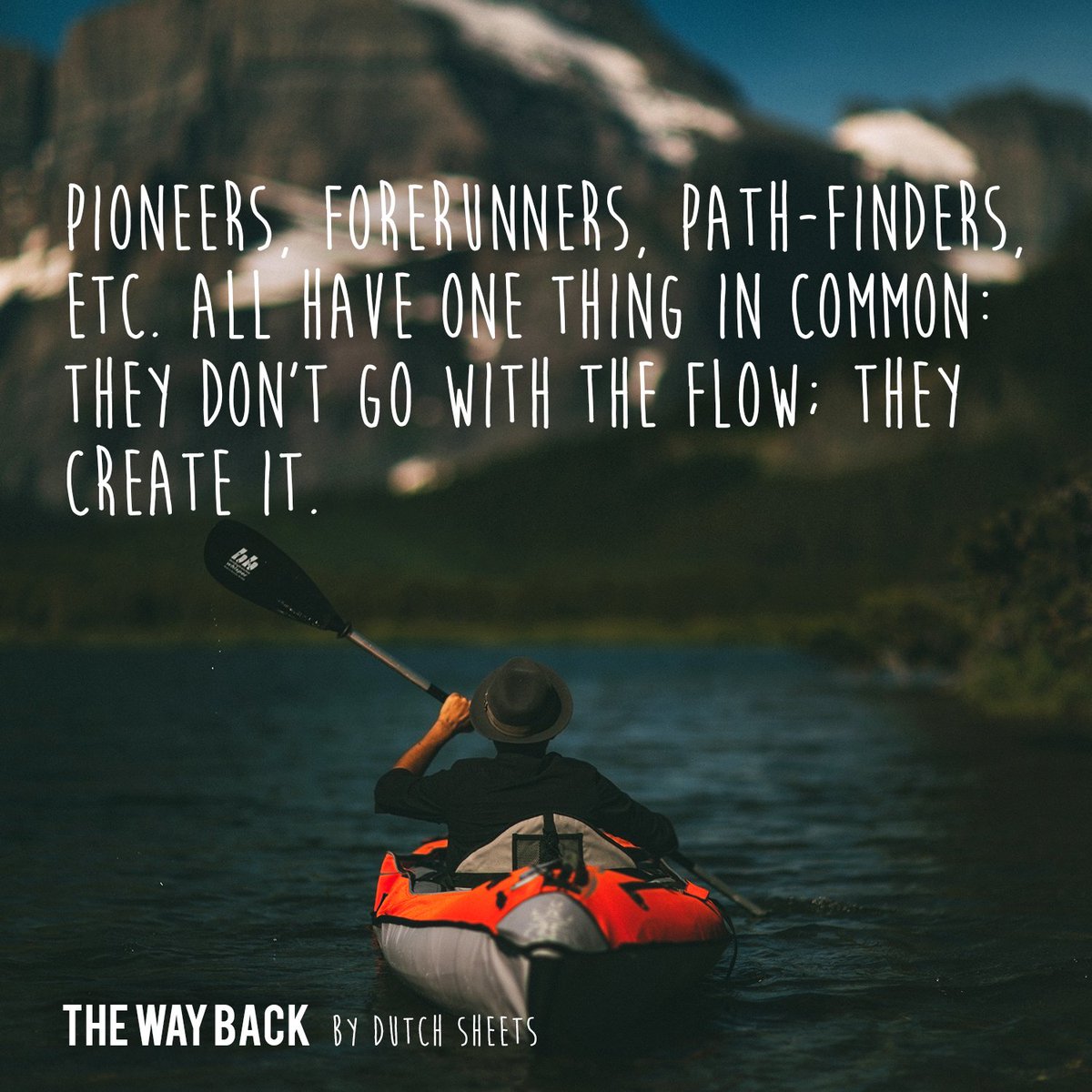 dutchsheets's tweet photo. #TheWayBack #createtheflow https://t.co/rVP9Z6ieVO