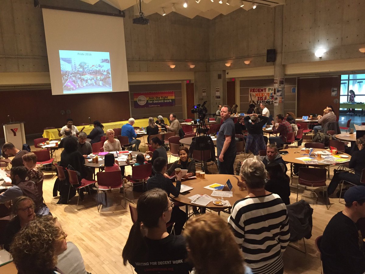 fairwagesnow's tweet photo. About to kick-off #15andFairness Provincial Strategy Meeting - celebrating our growing momentum and organizing for the year ahead! #OnPoli https://t.co/EKNkqbmffg