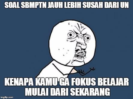 Jangan sampai menyesal 😔 #sbmptn2017