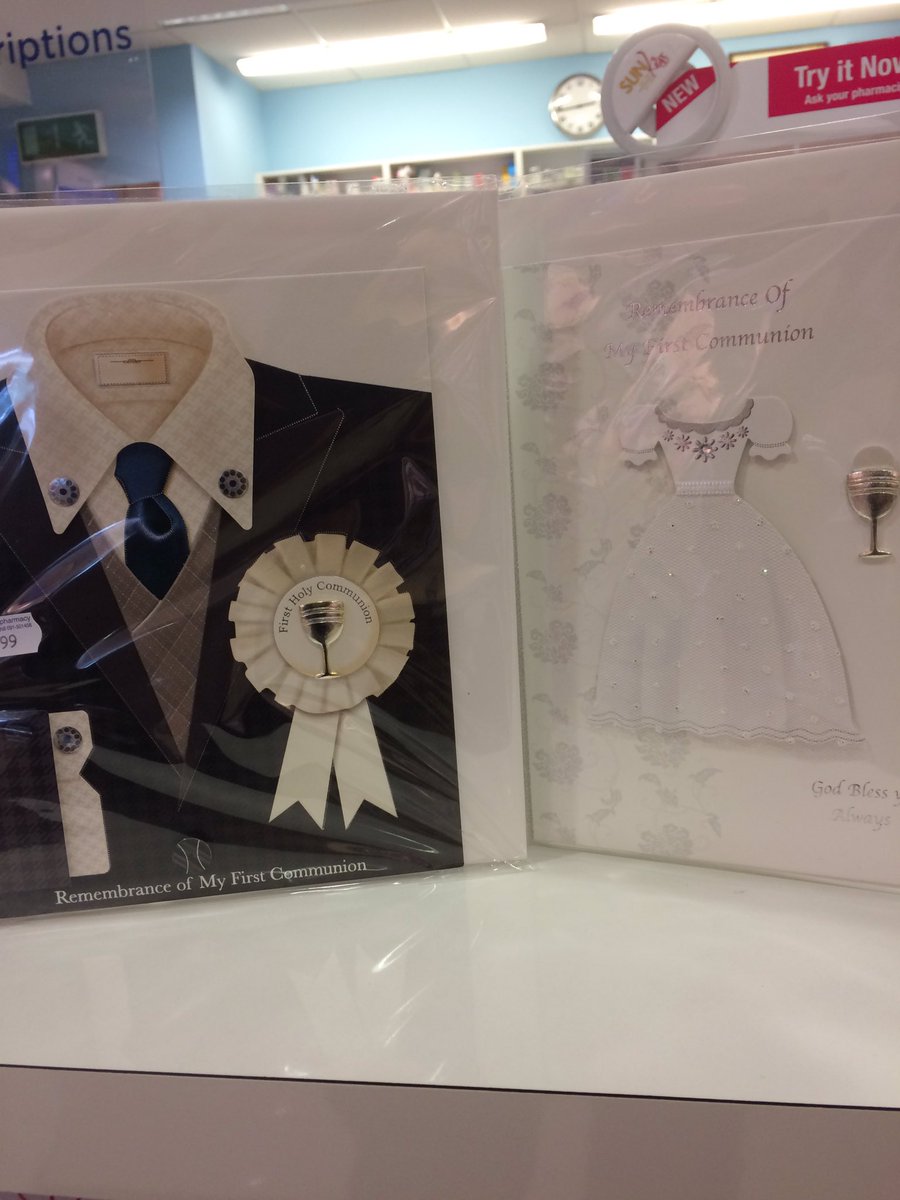 LifeSalthill's tweet photo. First Holy Communion cards now in stock https://t.co/WbHbxvjkLC