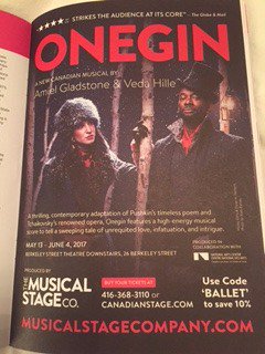 MusicalStageCo's tweet photo. Headed to see #GenusNBC at the @nationalballet? Check your program for a special #ONEGINmusical promo code! https://t.co/NeXVDUGp7o