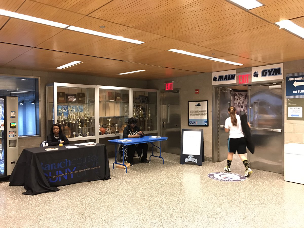 Our Expanded Success Initiative event is taking place now in the gymnasium! #baruchlife #baruch2021
