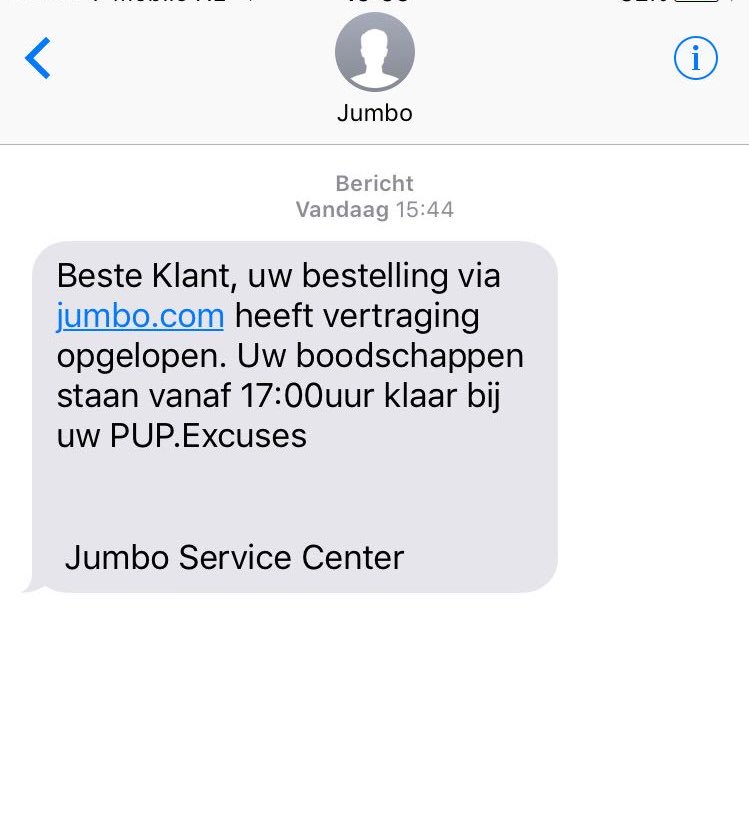 daan_vanlierop's tweet photo. Lekker op tijd @JumboSupermarkt #fail https://t.co/lKY8TVhXW9