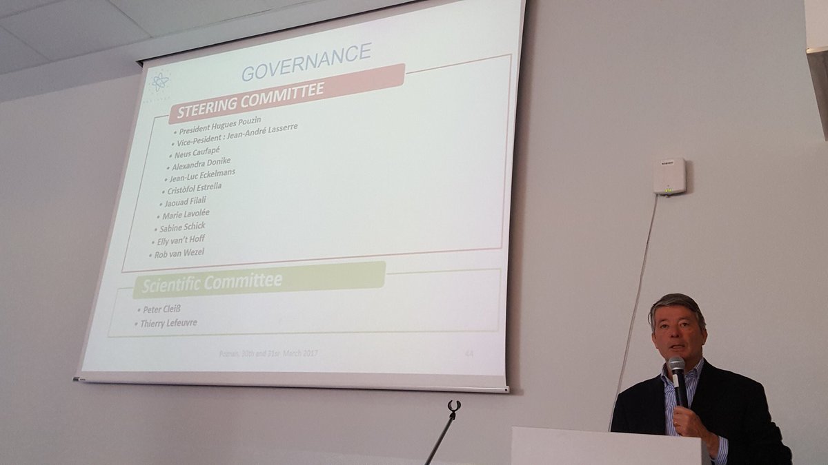NETINVET's tweet photo. Our President Hugues Pouzin @hpouzin informing members about our community progress #ForumNETINVET @NETINVET @EU_Commission https://t.co/xKjtx37oYc