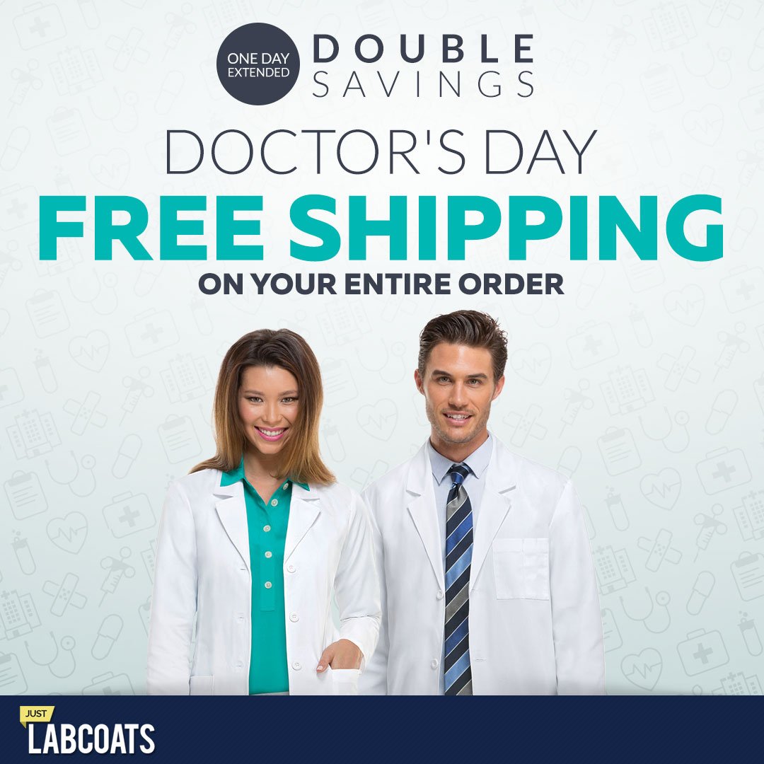 Justlabcoat's tweet photo. HURRYY UP!!
FREE SHIPPING on your entire purchase 
ONE DAY EXTENDED
AVAIL NOW 
#JustLabcoats https://t.co/kJyeor2oNs