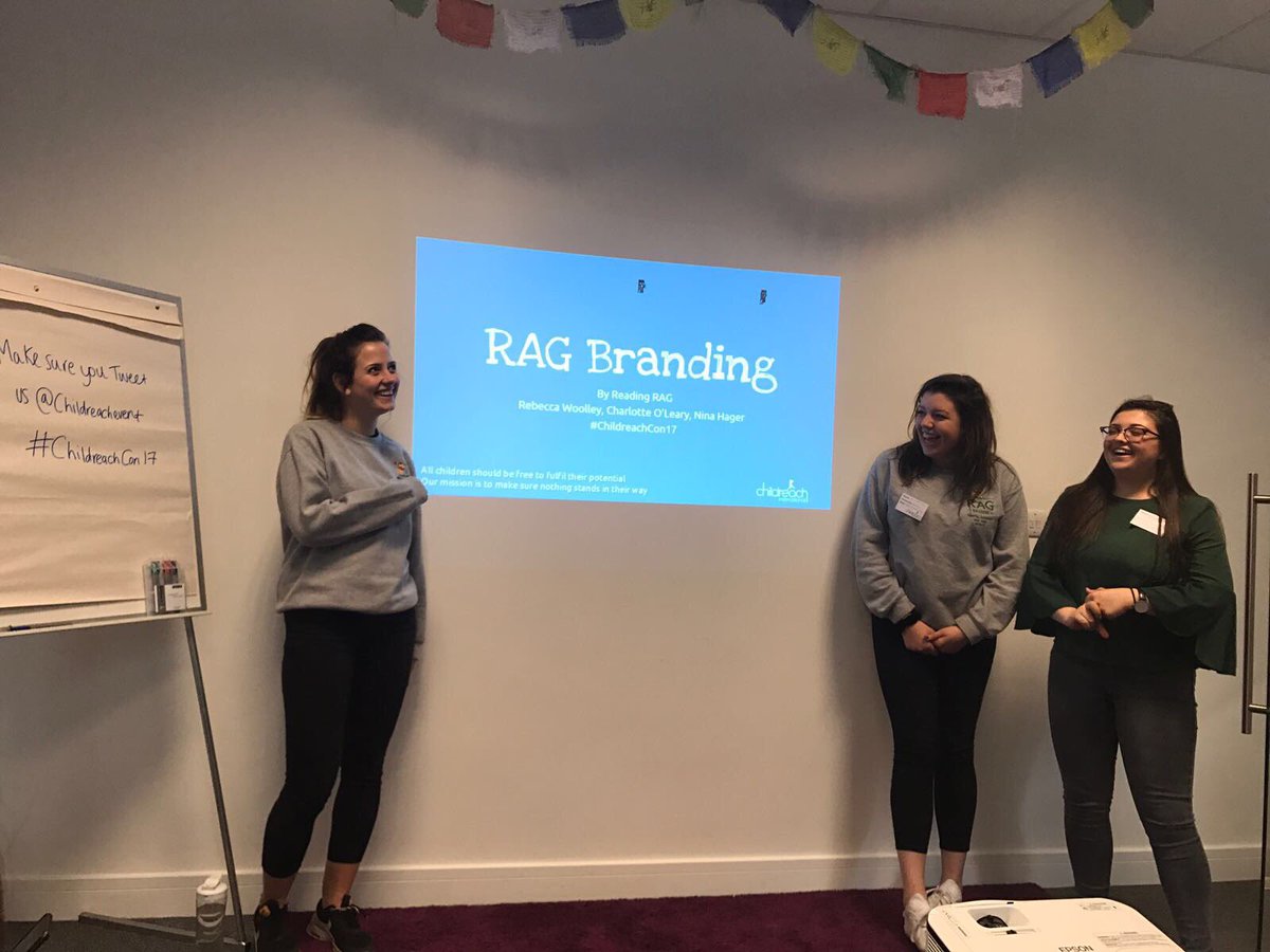 A great RAG branding session by <a href="/readingrag/">Reading RAG</a> 🦁 #ChildreachCon17