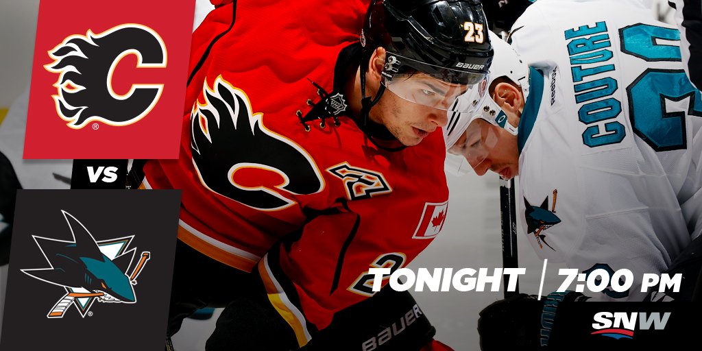 NHLFlames's tweet photo. GAME DAY! The #Flames host the #SJSharks at 7:00 PM MT! Preview ~ https://t.co/t8BrWkpFpV #SJSvsCGY https://t.co/s9tbZqwR6O